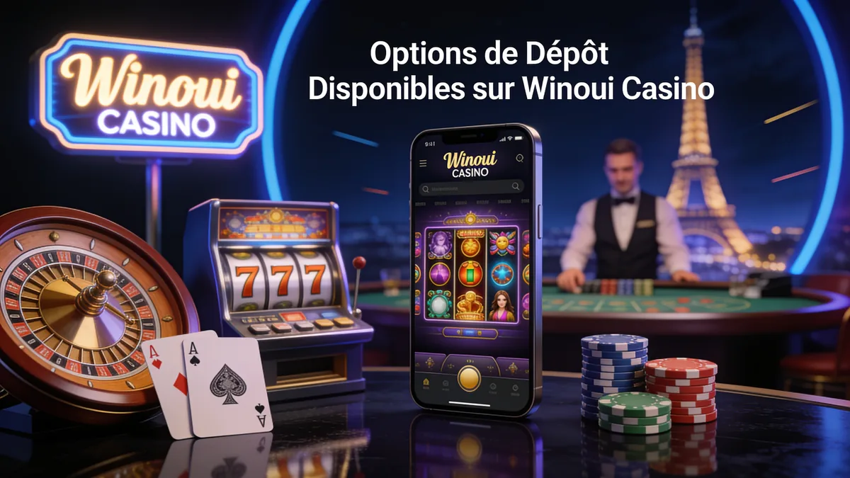 Options de Dépôt Disponibles sur Winoui Casino pour les joueurs en France